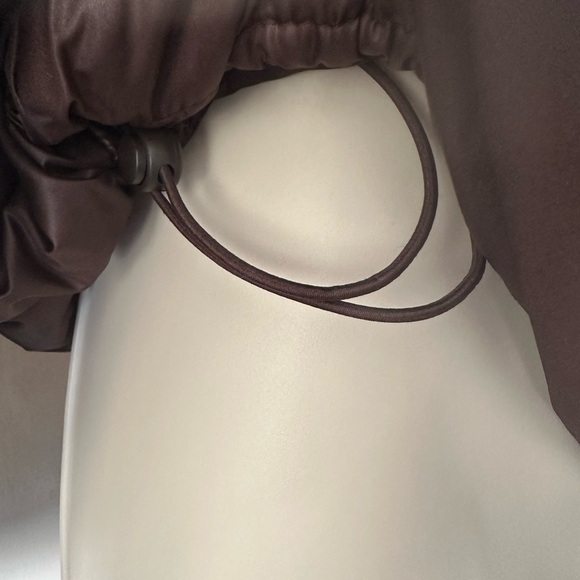 Old Navy Chocolate Puffer Jacket  like new - Picture 6 of 6